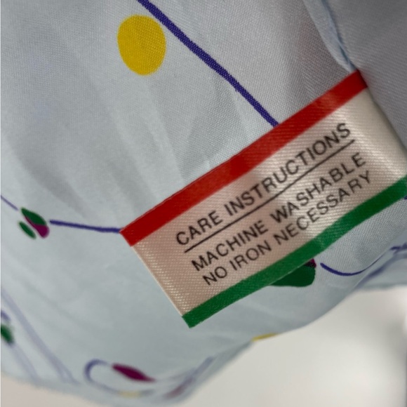 Light blue 43”x10” silk-like soft rectangular scarf A1 - Picture 7 of 7